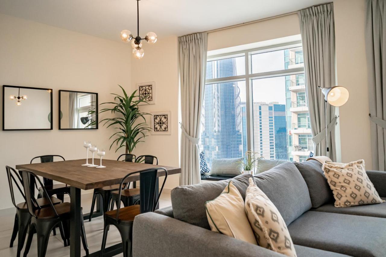 Higuests - Designer Apt With Panoramic View Near Burj Khalifa Appartement Dubai Buitenkant foto